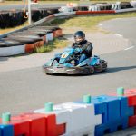 Go karts on a private track for a Dublin stag do