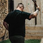 Stag group throwing axes in Dublin